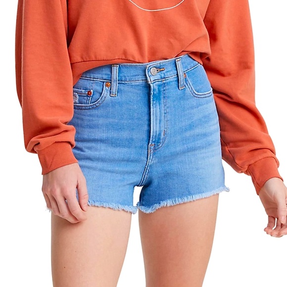 High Rise Sculpt Hypersoft Jean Shorts 